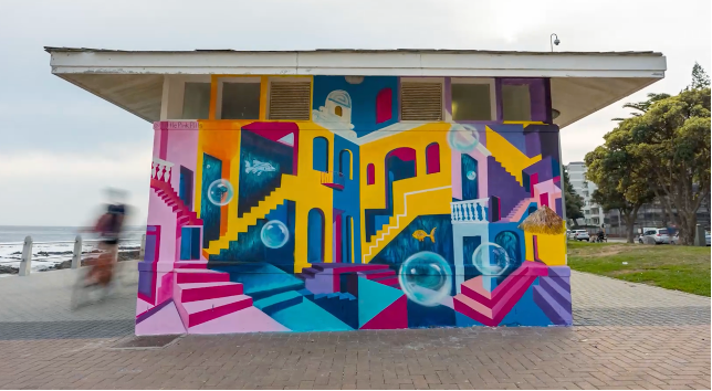 Blok and SJ Artists Transform Sea Point Promenade