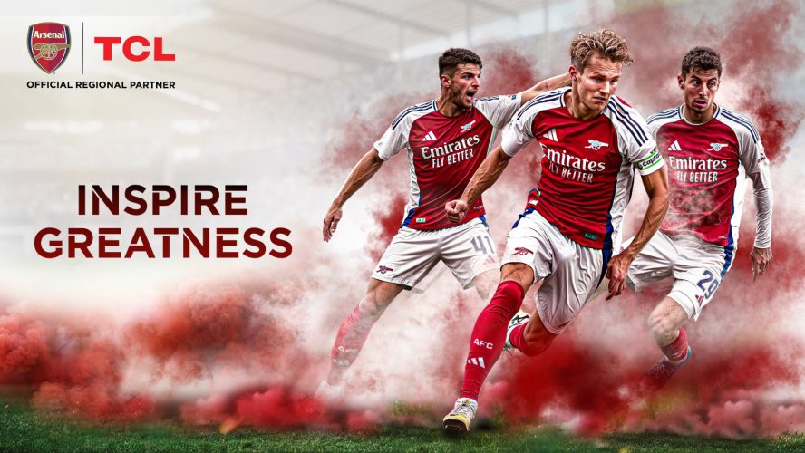 TCL’s Partnership with Arsenal Football Club Providing Fans with Spectacular Game-day Viewing Pleasure.