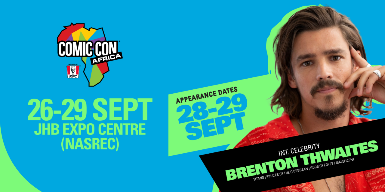 Titans, Pirates of the Caribbean, and The Giver star Brenton Thwaites to attend Comic Con Africa