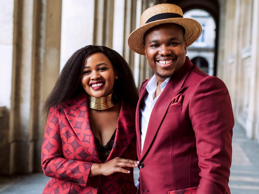 SA Duo, House of Decorum visit Accademia Del Lusso school of fashion and design ahead of their fashion week studio showcase during Milan Fashion Week 2024.