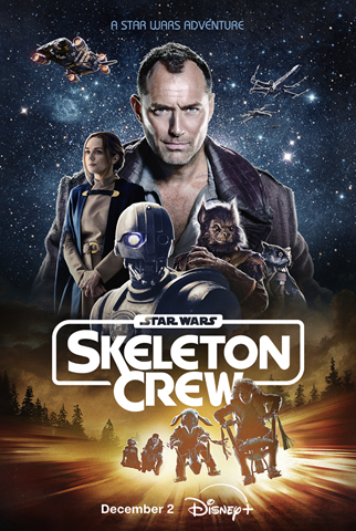 DISNEY+ ANNOUNCES EARLIER PREMIERE DATE FOR “STAR WARS: SKELETON CREW” & CELEBRATES WITH NEW KEY ART